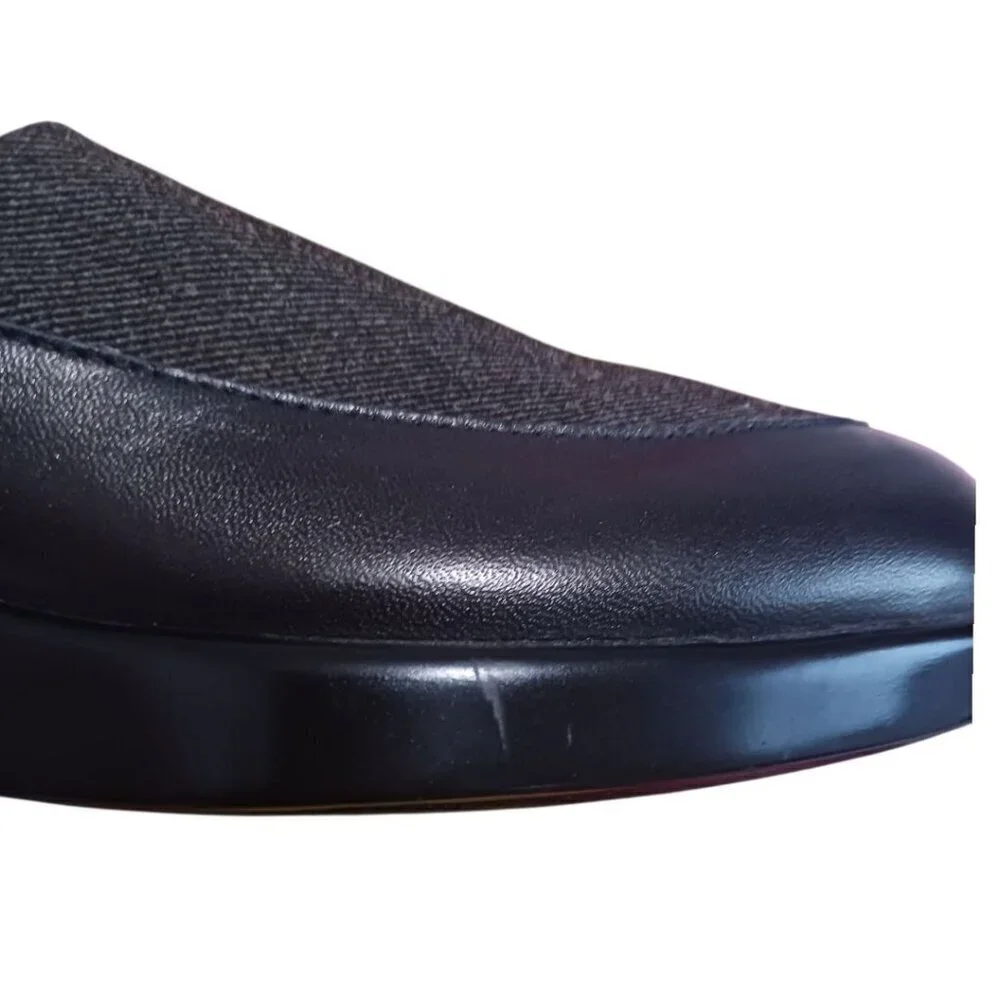Munro American Kayla Slip On  Black Slip-On Shoes  Brown 7.5